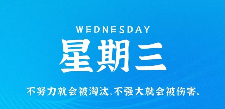 7月20日,星期三,在这里每天60秒读懂世界!
